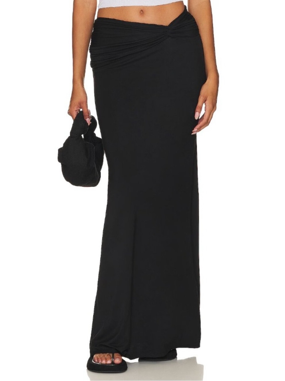 House of Harlow 1960 Revolve Los Angeles Alessia Asymmetric Skirt Black small